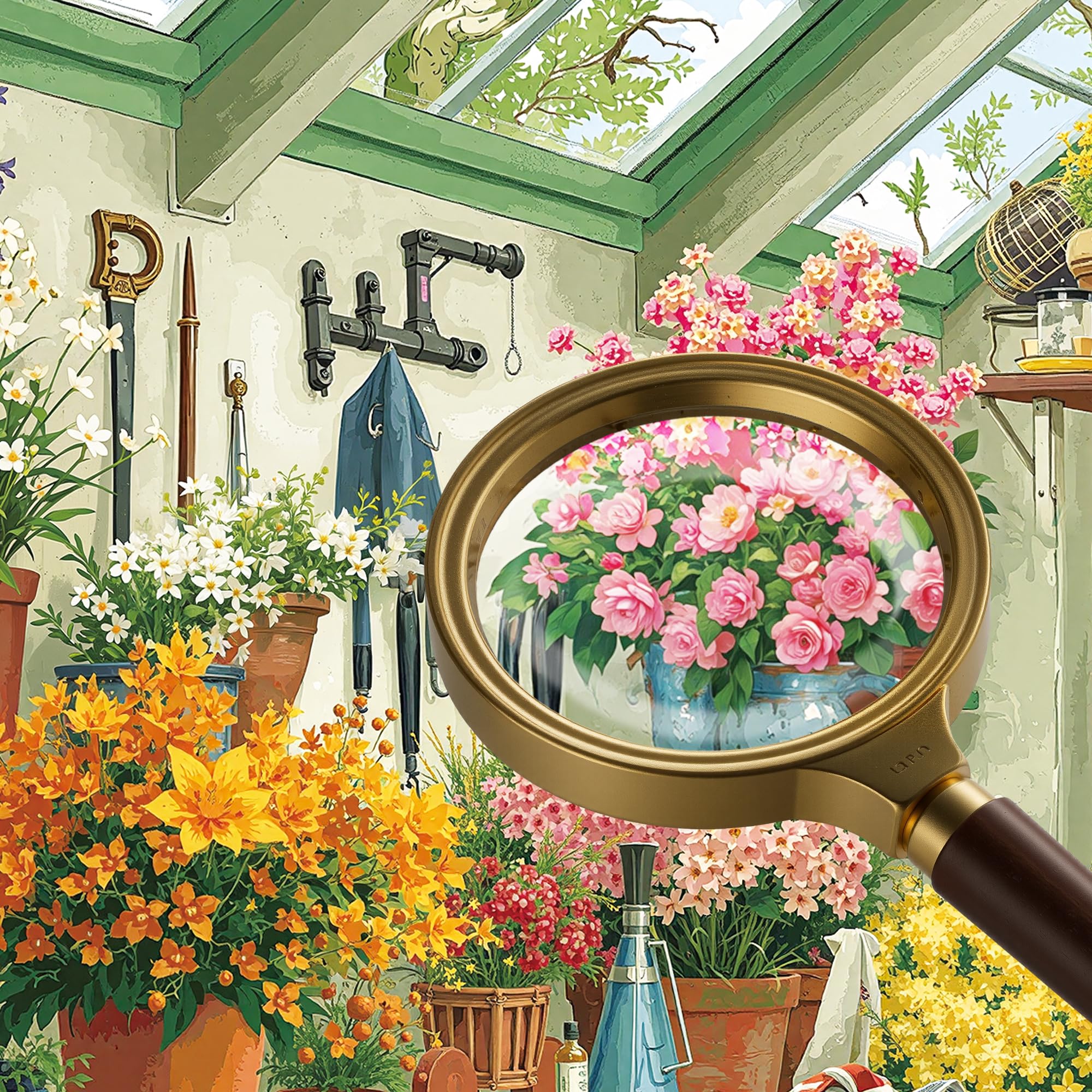 XURLEQ Garden Shed Puzzles group setup captured for cozy family game nights.
