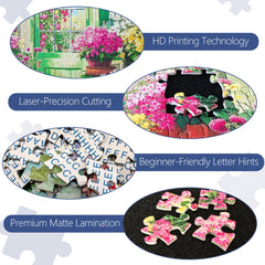 XURLEQ Garden Shed Puzzles design image features potting shed and greenhouse motif for immersive nights.