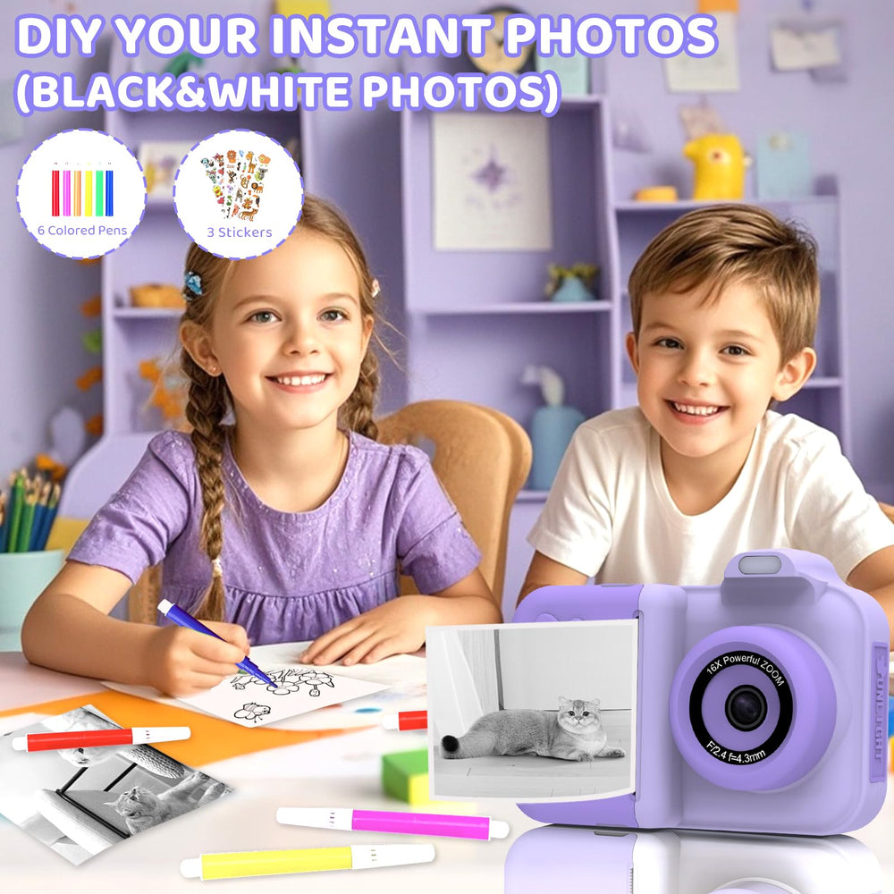 Xuweicn camera with lanyard ready for kids on the go