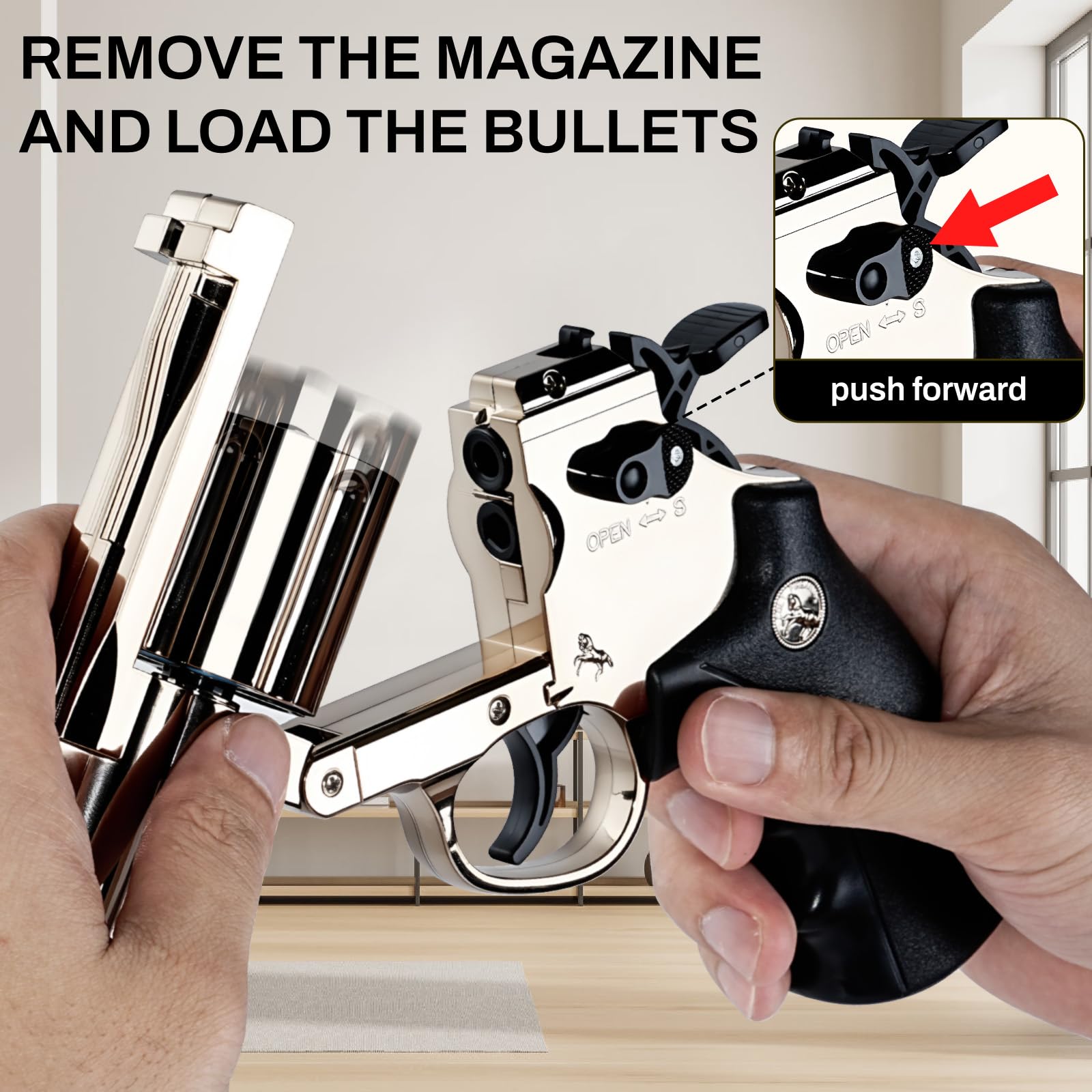 Xuyongjun EVA soft bullets with flat-head design for safe shooting