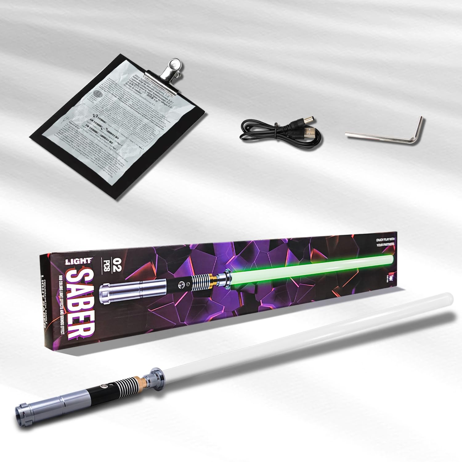 XUZ light saber is durable for adults and kids