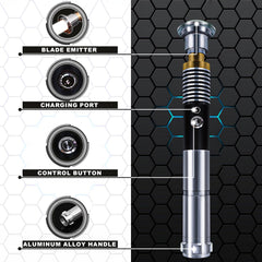 XUZ light saber one-button control for quick changes