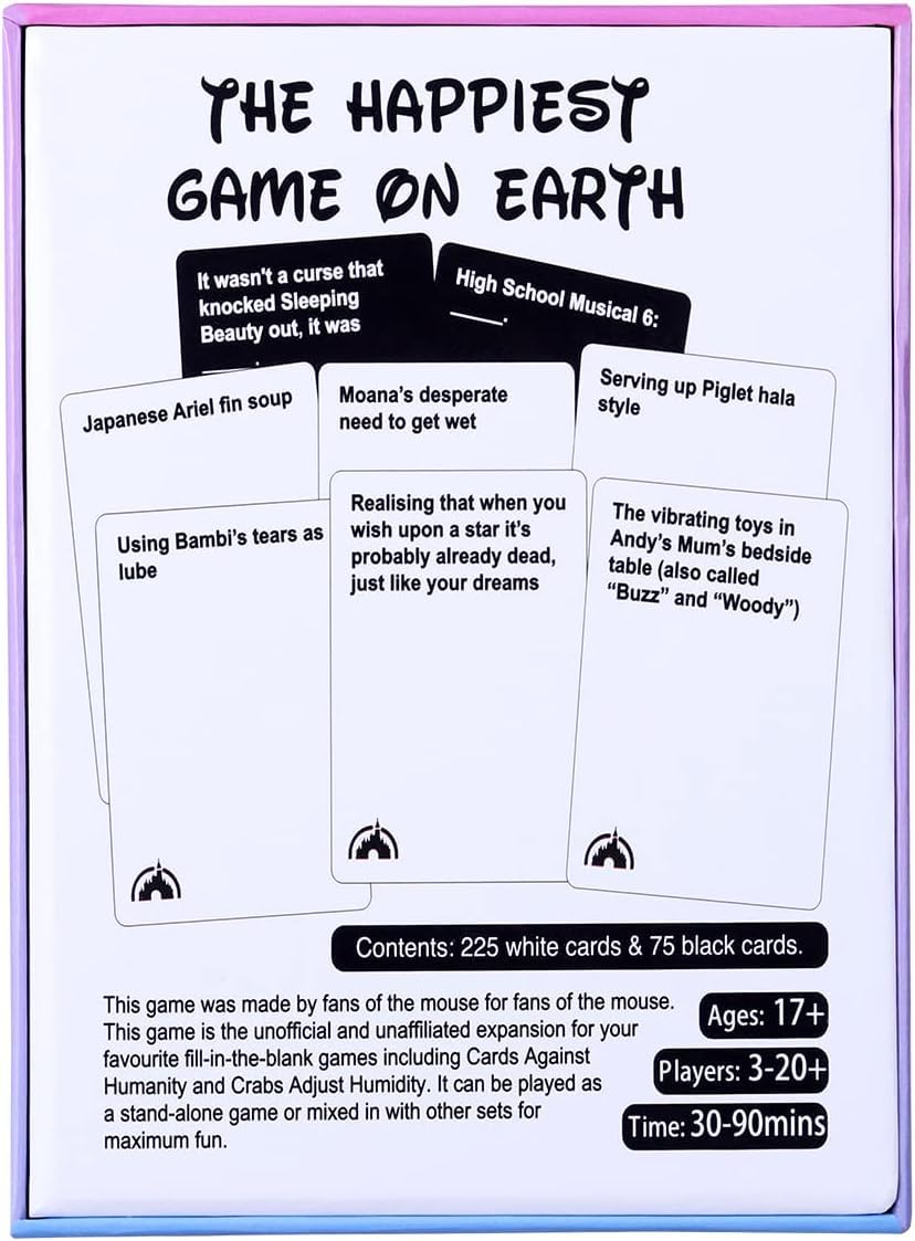 xvuzeqt Party Board Card Game supports 3+ players for lively group play.
