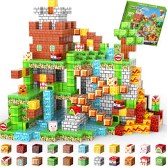 XWSG 100 PCS 0.8in magnetic blocks for open-ended creative play.