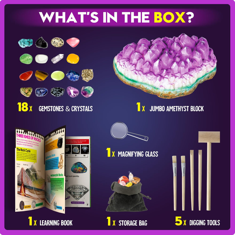 XX Gemstone Dig Kit storage bag to organize discovered gems