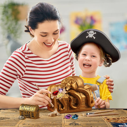 XX Jumbo Pirate Dig Kit digging tools and brush for excavation play