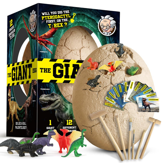 XX Toys giant dino egg ready for excavation and learning