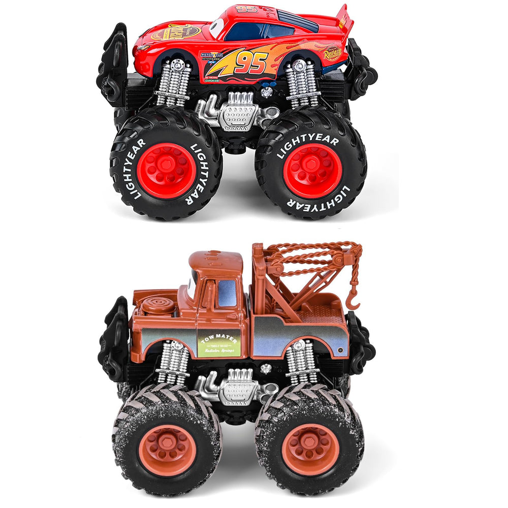 XXHUYAO friction-powered big wheel off-road toy car battery-free fun