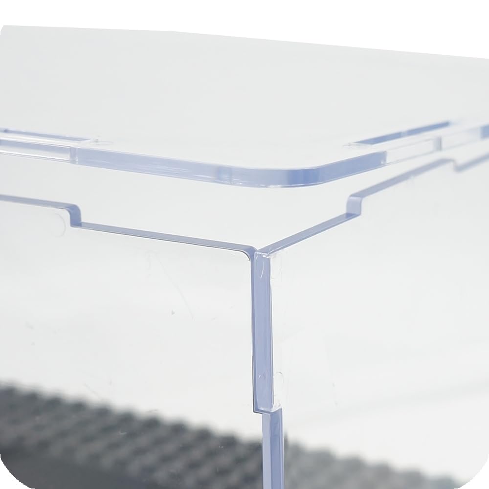XXINSHI clear acrylic display case offers crystal clarity for your collection.