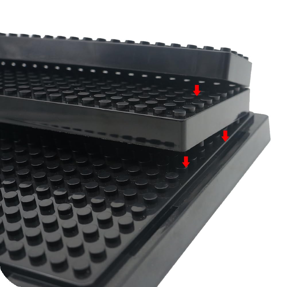 XXINSHI stackable display case keeps multiple minifigures organized on your desk.