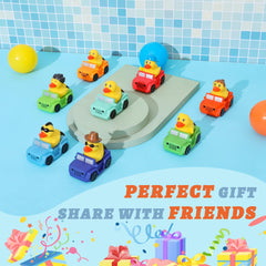 XY-WQ Jeep Duck party-favors shot suggests festive decor and gifts.