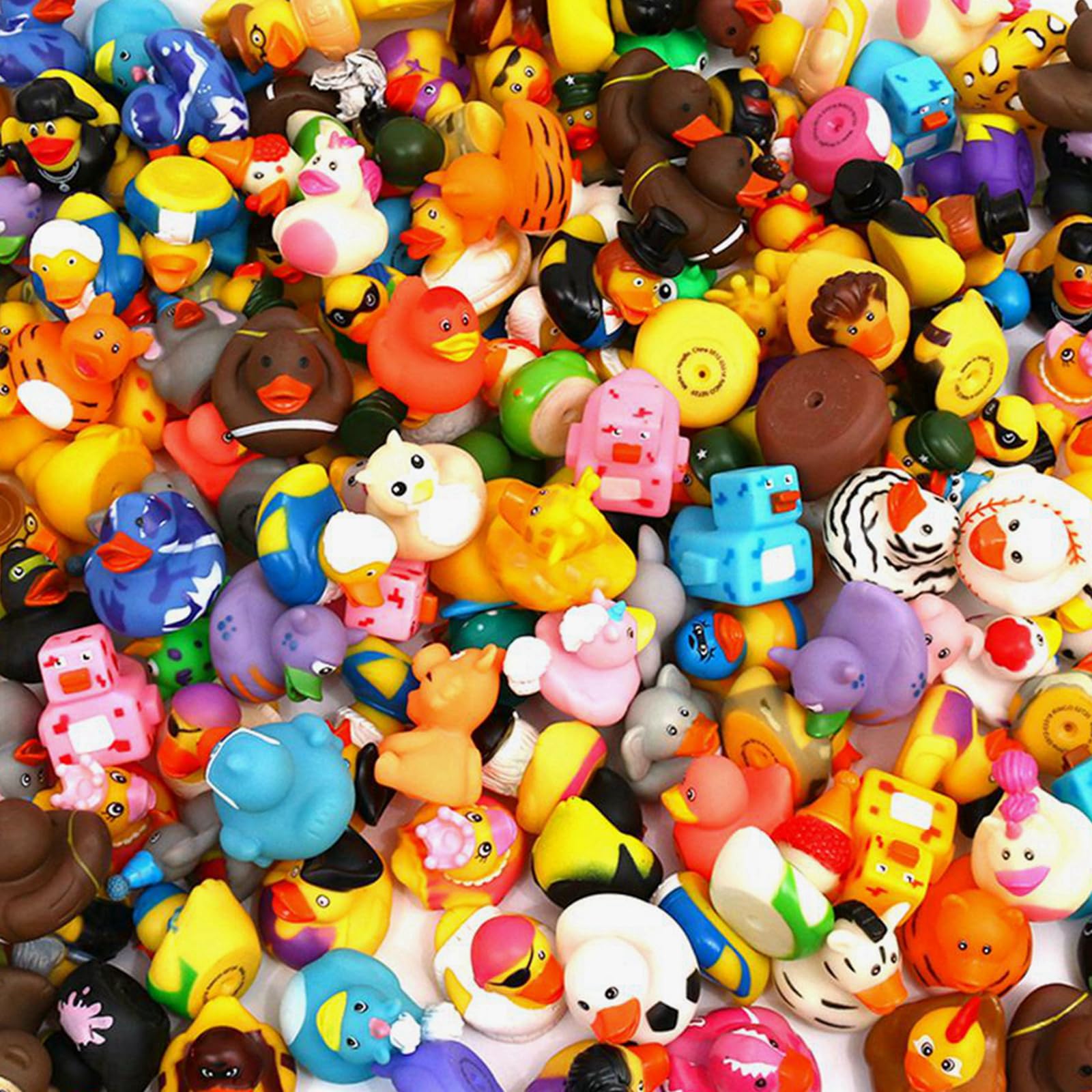 XY-WQ Rubber Duck 150 Pack jeep-themed ducks for engaging bath time play.