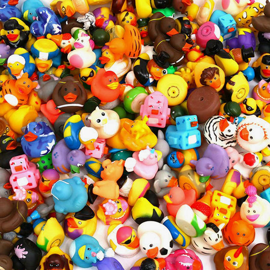 XY-WQ Rubber Duck 150 Pack jeep-themed ducks for engaging bath time play.