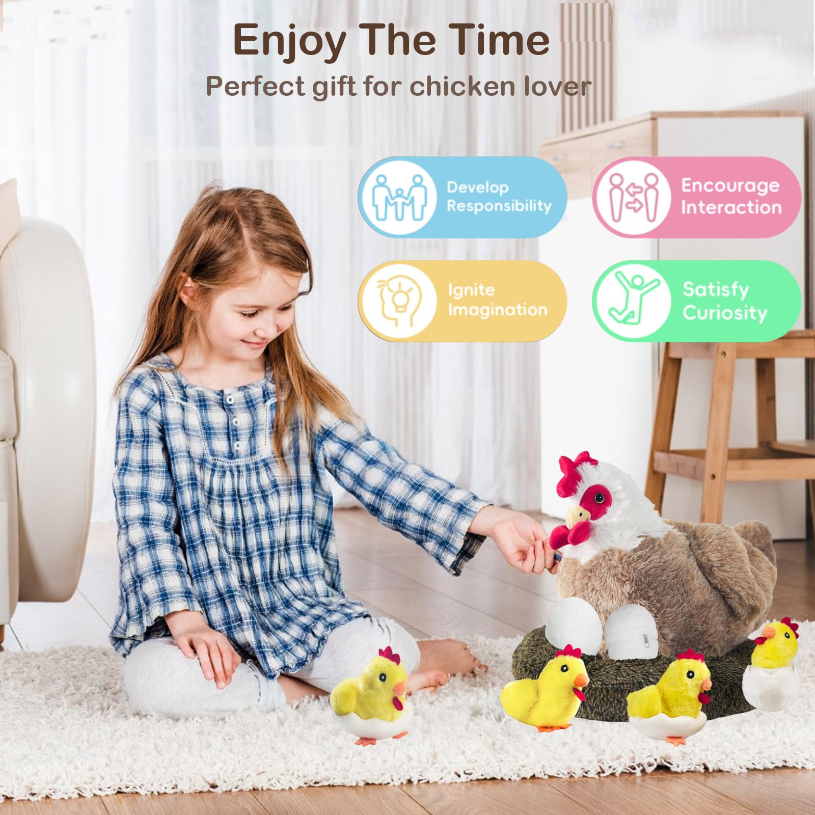 XYHQYB baby chick plush suitable for gentle play and storytelling.