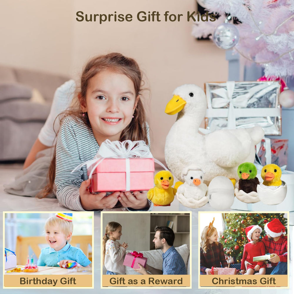 XYHQYB duck stuffed animal offers huggable comfort during bed or nap time.