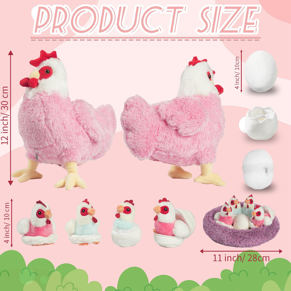 XYHQYB egg plush enhances pretend farm setups with a hatch moment
