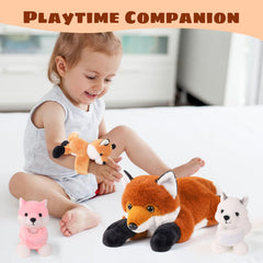 XYHQYB gift-ready fox plush; ideal for birthdays and holidays.