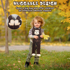 XYHQYB monkey plush set nursery-decor adds warm whimsy to a kid’s room.