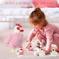 XYHQYB zippered eggshell opening to reveal chicks for tactile exploration