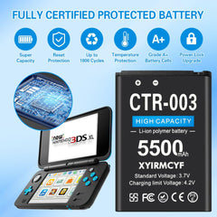 XYIRMCYF packaging and setup guide supports safe, simple battery upgrades.