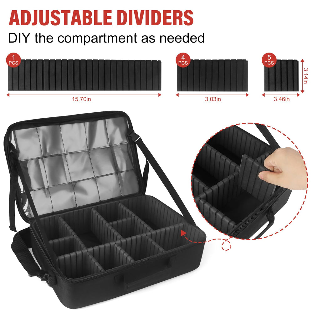 Xykzra card deck bag accessory pocket for dice and counters