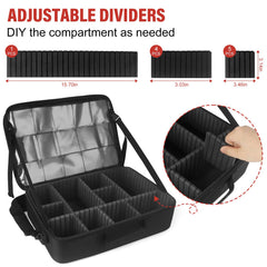 Xykzra card deck bag accessory pocket for dice and counters