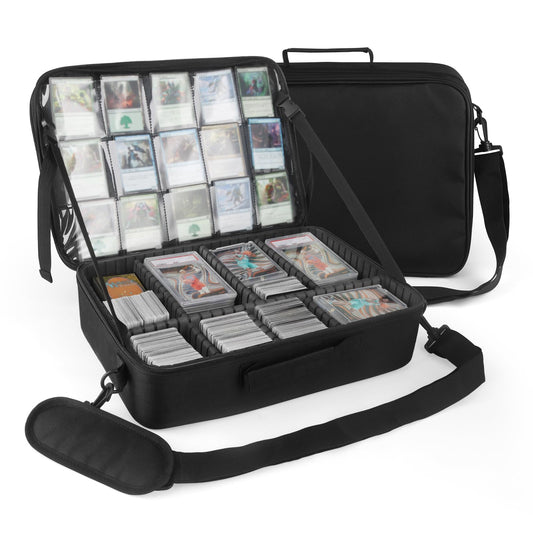 Xykzra card deck bag top layer pockets for prized cards and PSA holders
