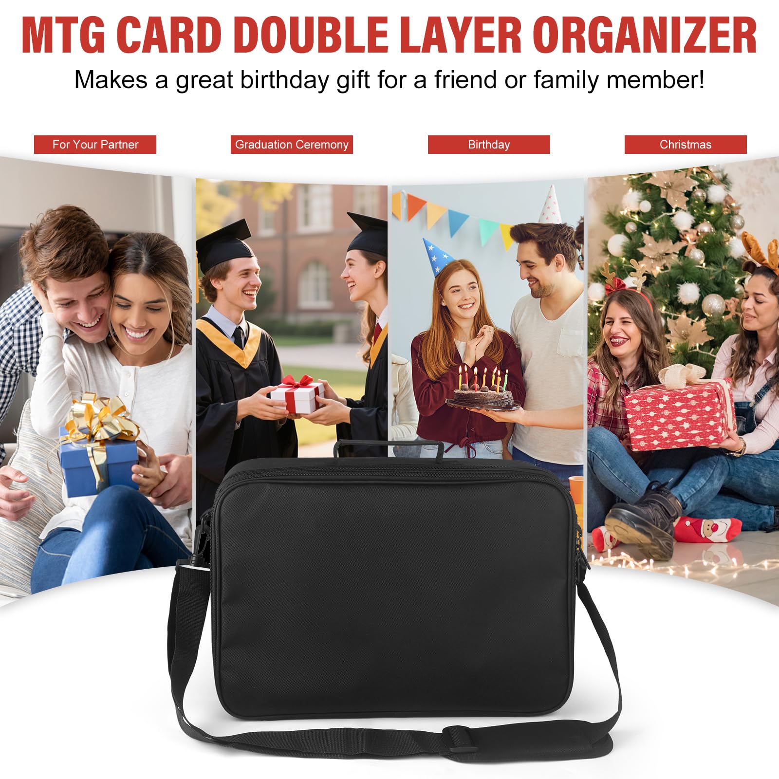 Xykzra card deck bag travel ready and easy to carry