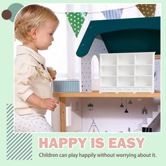 XYMTOY dollhouse bookshelf studio placement fits cozy study scenes