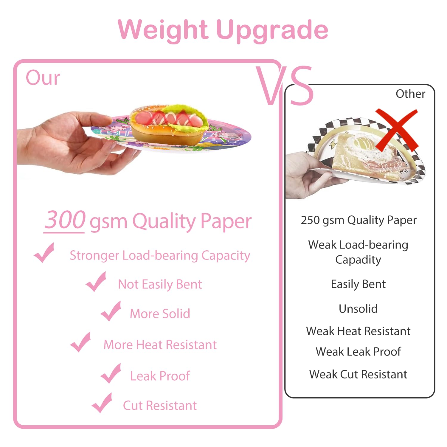 Xynic Axolotl pink plates provide sturdy, kid-friendly serving.