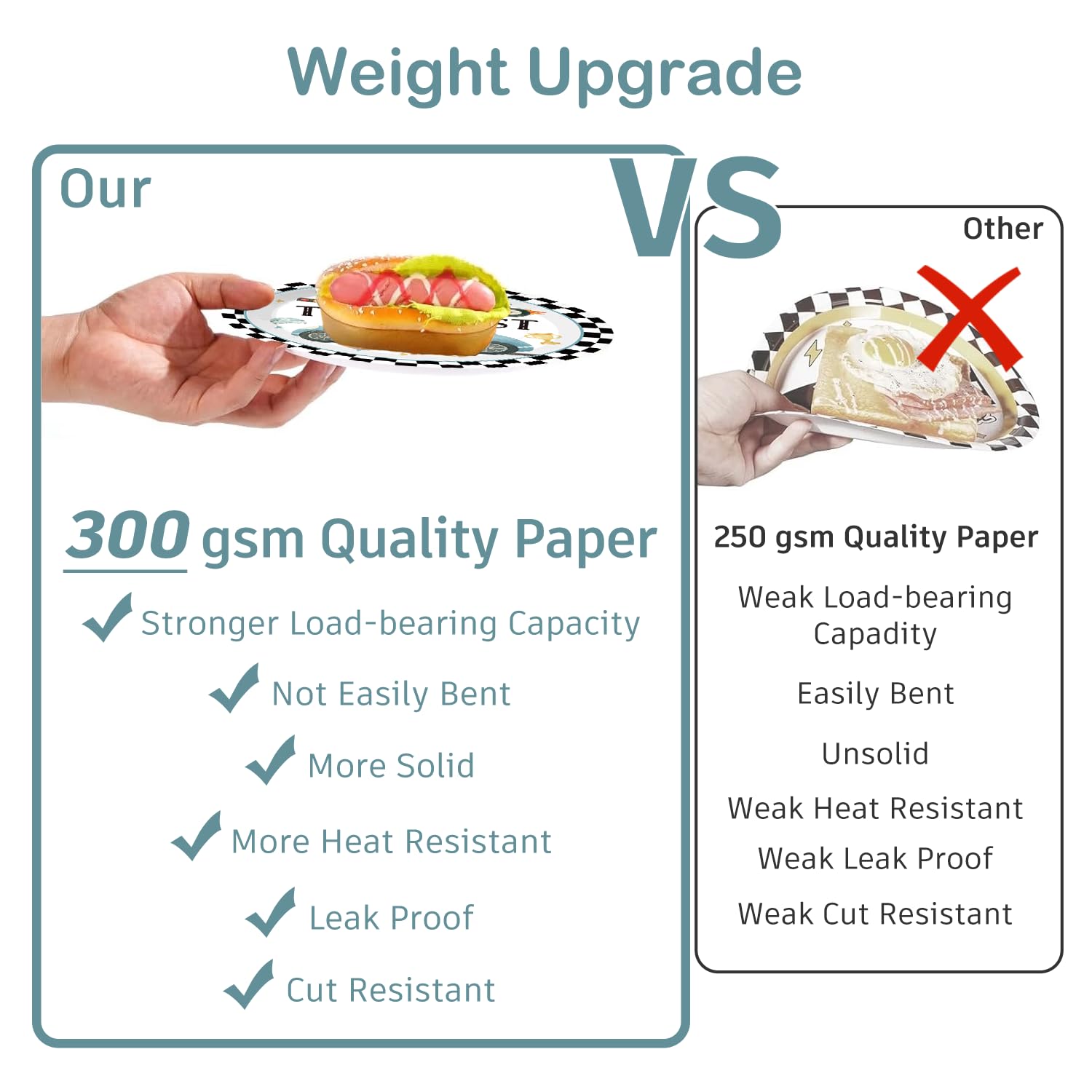 Xynic Two Fast 7-inch dessert plates add playful serving for treats.