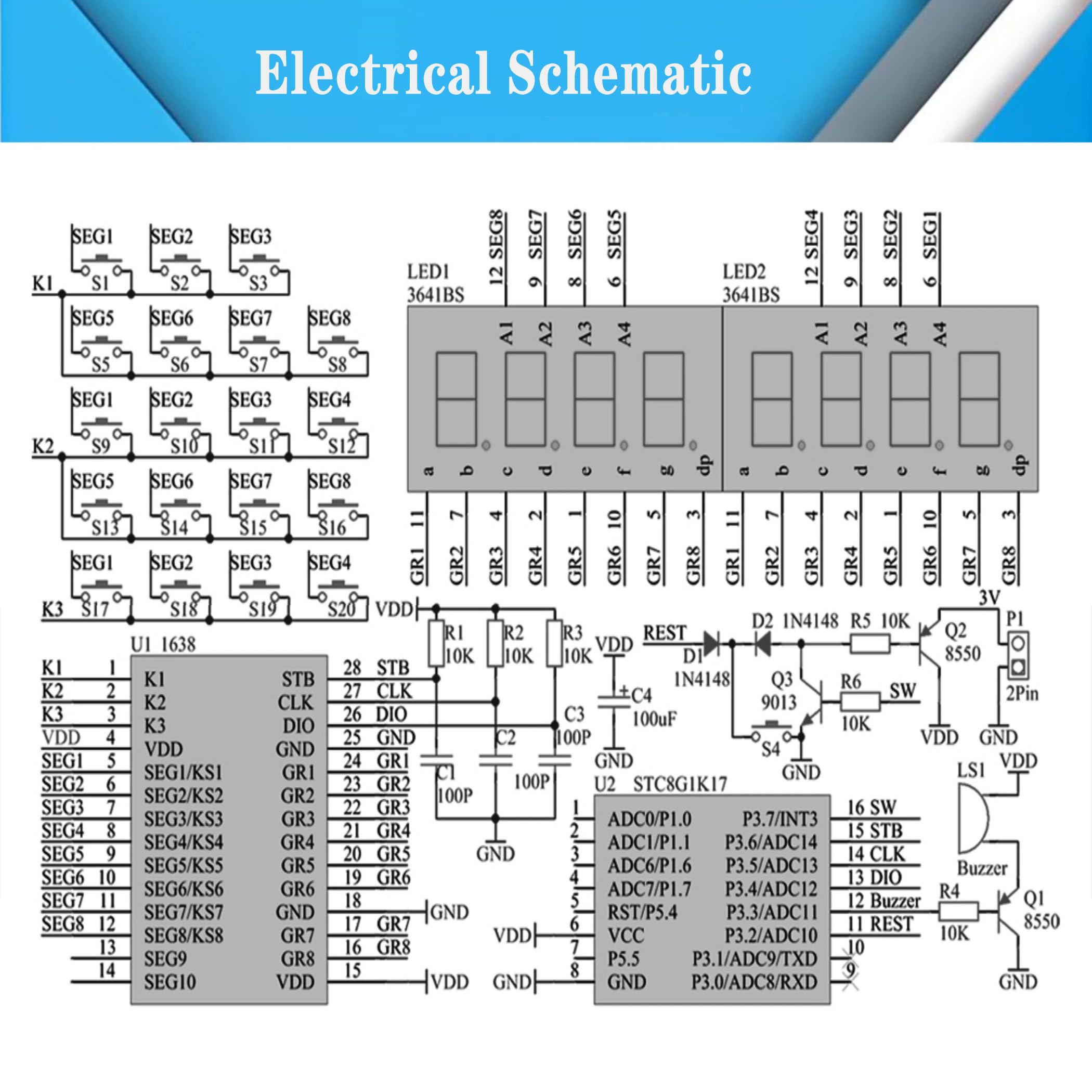 XYTJDZSM resistor color bands decoder enhances quick value learning.
