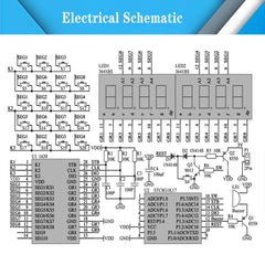 XYTJDZSM resistor color bands decoder enhances quick value learning.