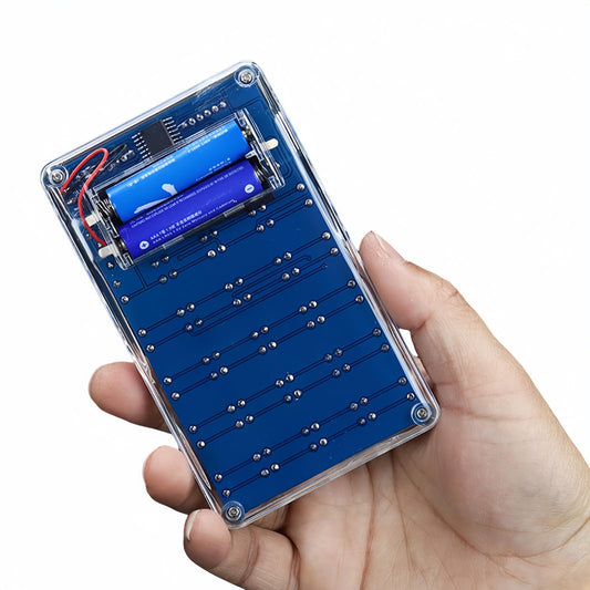 XYTJDZSM transparent acrylic case shows circuitry during practice.