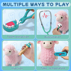 XZZO Doctor Kit wooden scalpel for educational pretend doctor activities