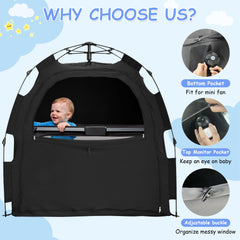 YABORAS Sleep Tent breathable fabric emphasizes safe, odorless comfort