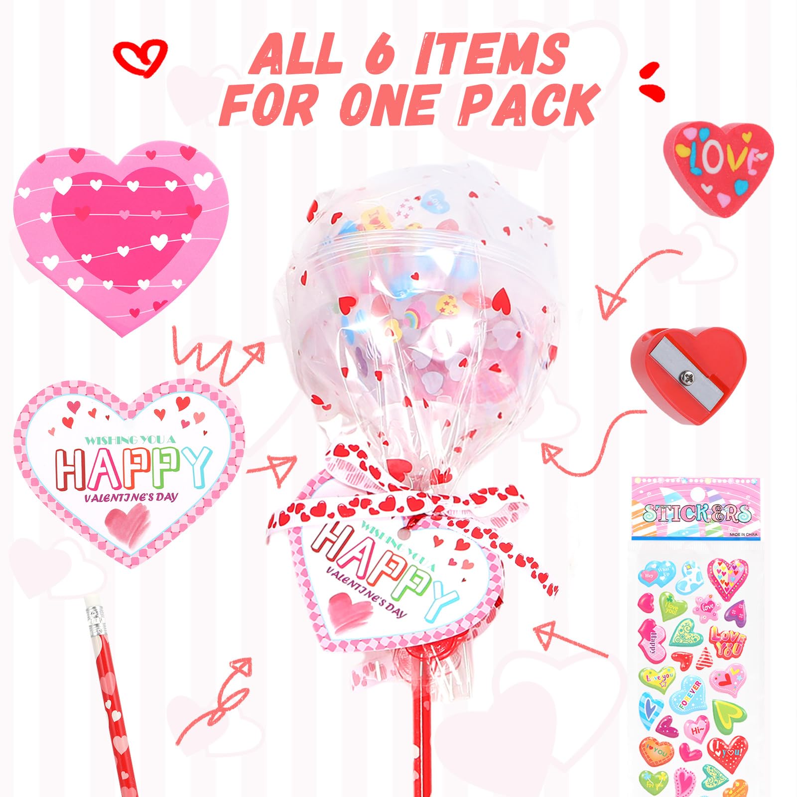 Yaeyia stationery kit in candy-inspired container offers quick party favors.