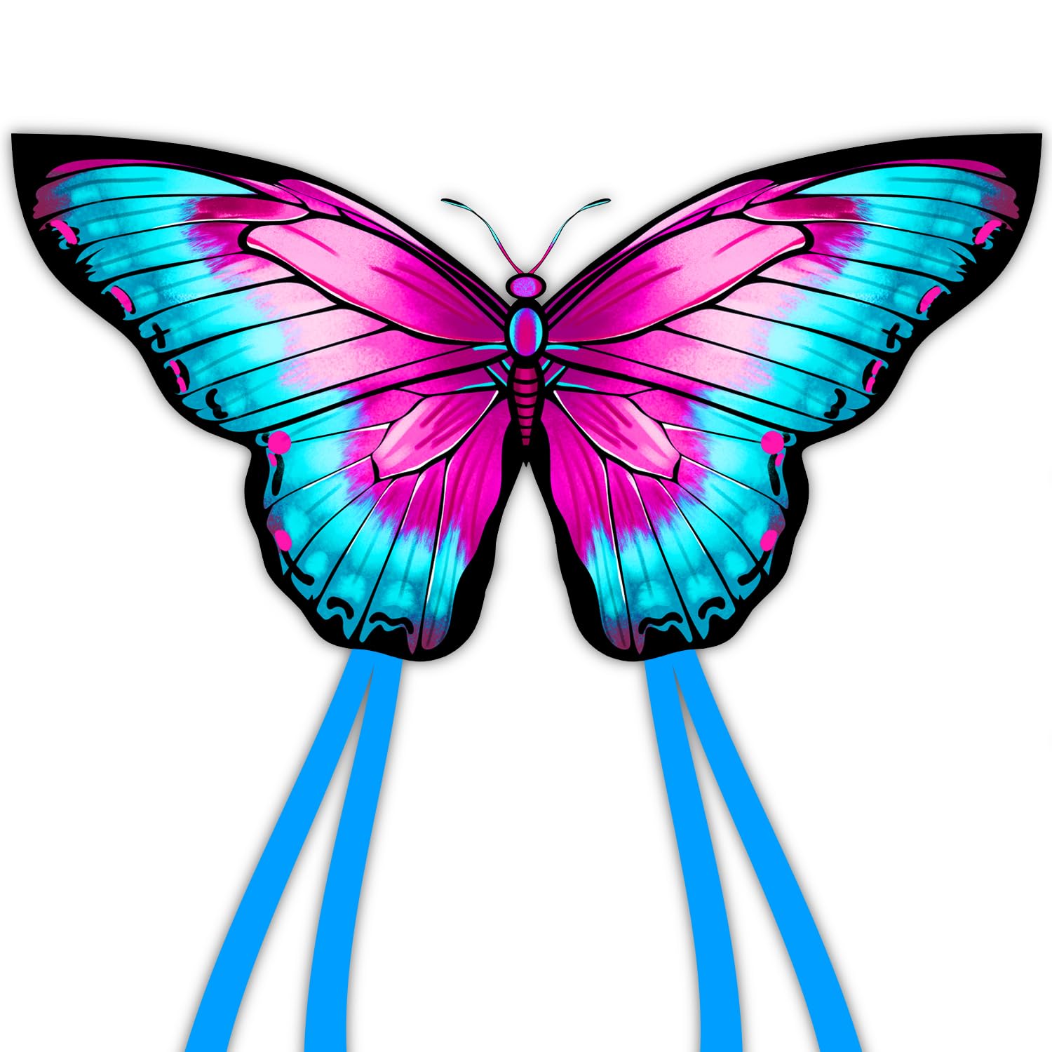 YFAFENGS butterfly kite doubles as colorful room decor.