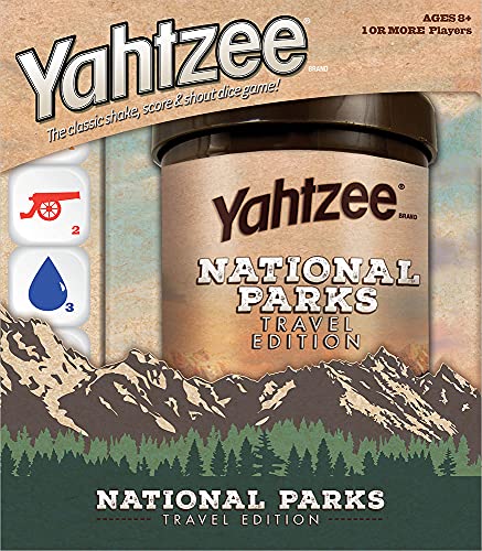 Yahtzee National Parks dice featuring deer icon for nature themed rounds