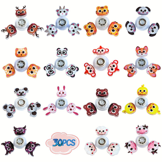 YAIUERL fidget spinner with animal patterns for engaging sensory play and focus.
