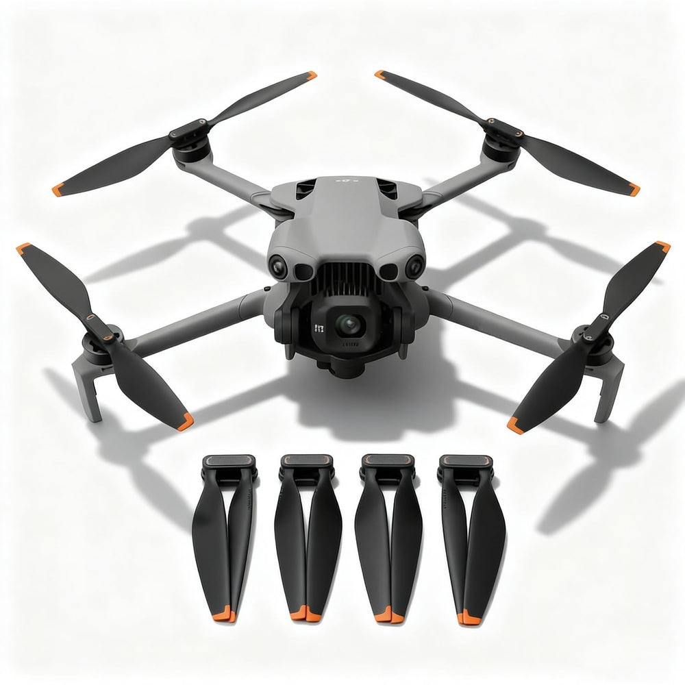 YAJOJO low-noise propellers provide quieter operation during flights.