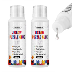 YAKAMOZ jigsaw glue sponge-head application for even coverage and gap penetration.