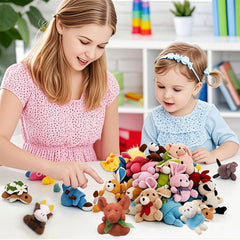 Yaliuliu mini plush rabbits soft textures for Easter baskets