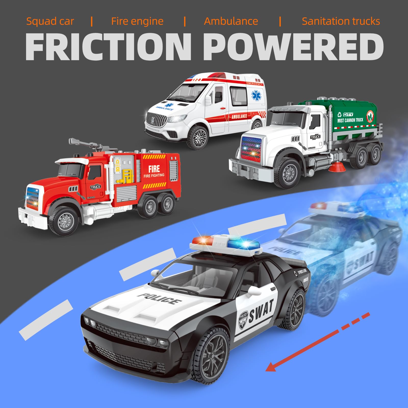 Yalujumb friction-powered wheels encourage movement and active exploration.