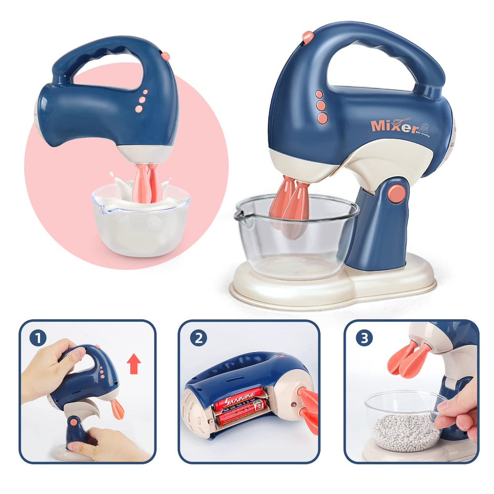 Yalujumb kitchen appliances set with bright colors and kid-friendly design.