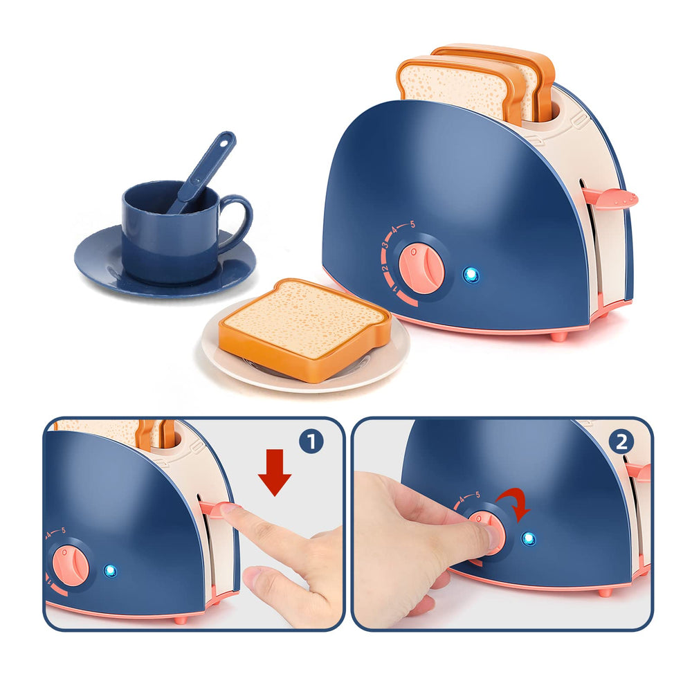 Yalujumb cups and spoons add complete pretend dining accessories.
