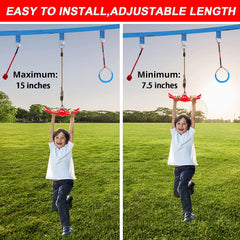 YAMIPROBI Ninja-Twister easy setup with carabiners and rope