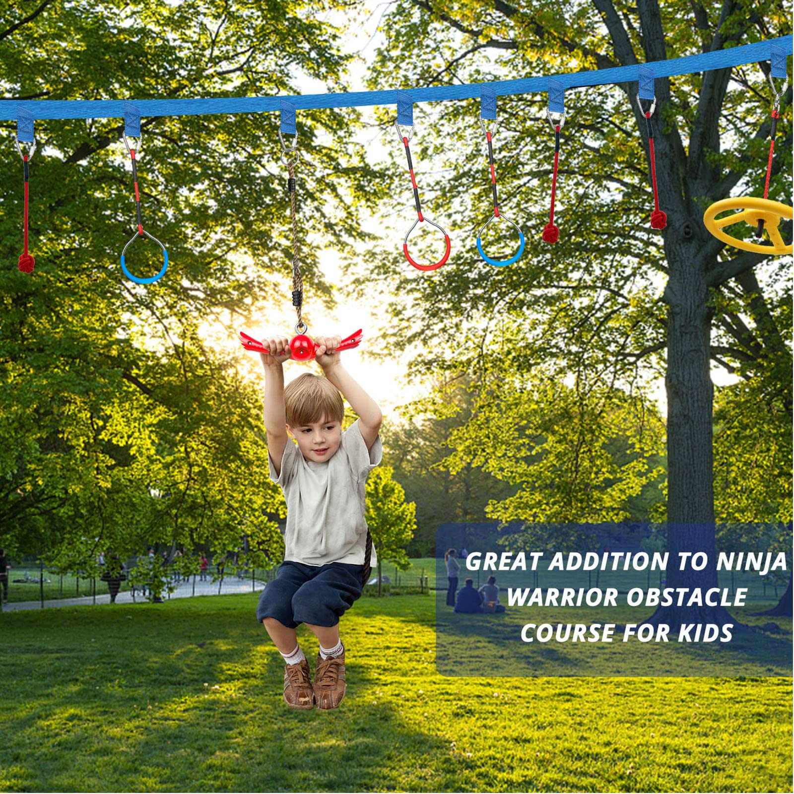 YAMIPROBI Ninja-Twister suitable for indoor and outdoor ninja courses