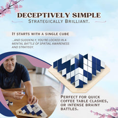 Dual-faced wooden cubes from Yamma ready for quick setup