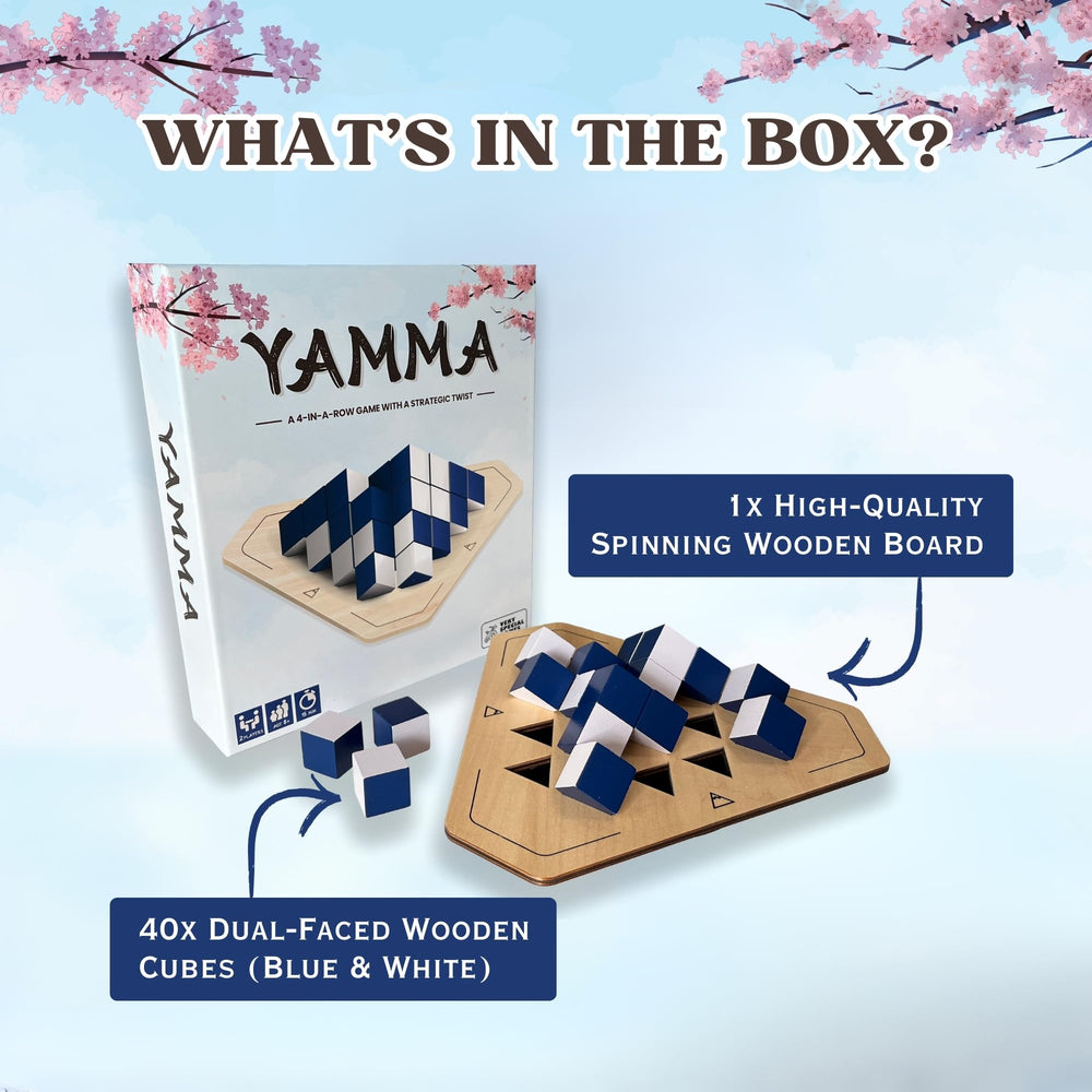 Premium wood finish detail on the Yamma board